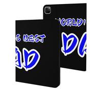 World's Best Dad Funny Tablet Cases Multi-Viewing Angels Trifold Stand Case Compatible with iPad Series