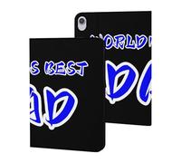 World's Best Dad Funny Tablet Cases Multi-Viewing Angels Trifold Stand Case Compatible with iPad Series