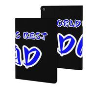 World's Best Dad Funny Tablet Cases Multi-Viewing Angels Trifold Stand Case Compatible with iPad Series