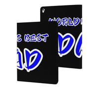 World's Best Dad Funny Tablet Cases Multi-Viewing Angels Trifold Stand Case Compatible with iPad Series