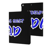 World's Best Dad Funny Tablet Cases Multi-Viewing Angels Trifold Stand Case Compatible with iPad Series