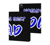 World's Best Dad Funny Tablet Cases Multi-Viewing Angels Trifold Stand Case Compatible with iPad Series