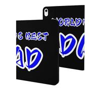 World's Best Dad Funny Tablet Cases Multi-Viewing Angels Trifold Stand Case Compatible with iPad Series