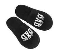 World'S Best Dad Fuzzy Slippers Washable Slippers Warm House Slipper For Bathroom Hotel Party M