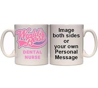 WORLD'S BEST DENTAL NURSE PERSONALISED MUG (M13) 11oz & 15oz MUGS (15oz)