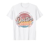 World's Best Doctor Floral Retro Women T-Shirt