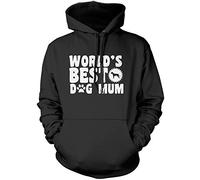 World's Best Dog Mum Unisex Hoodie - Black X-Large