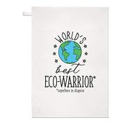 World's Best Eco-Warrior Tea Towel Dish Cloth
