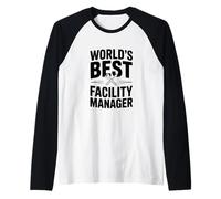 World's Best Facility Manager Appreciation Raglan Baseball Tee
