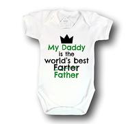 Worlds Best Farter Baby Vest My Daddy is The Worlds Best Farter Mean Father First Fathers Day Present Funny Fathers Day Gift Gift for Daddy Gift for dad Newborn Baby Gift