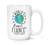 World's Best Fiance His 15oz Large Mug Cup