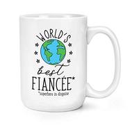 World's Best Fiancee Hers 15oz Large Mug Cup