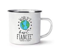 World's Best Fiancee Hers Enamel Mug Cup