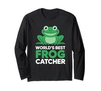 Worlds Best Frog Catcher Cute Frog Lover Long Sleeve T-Shirt