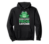 Worlds Best Frog Catcher Cute Frog Lover Pullover Hoodie