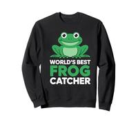 Worlds Best Frog Catcher Cute Frog Lover Sweatshirt