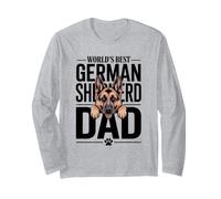 World's Best German Shepherd Dad Father Long Sleeve T-Shirt