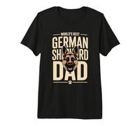 World's Best German Shepherd Dad Owner Lover Premium T-Shirt