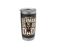 World's Best German Shepherd Dad Owner Lover Stainless Steel Insulated Tumbler