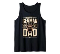 World's Best German Shepherd Dad Owner Lover Tank Top