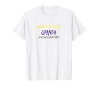 World's Best Granba Nonbinary Grandparent NB Flag Colors Value Graphic T-Shirt