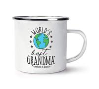 World's Best Grandma Retro Enamel Mug Cup