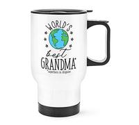 World's Best Grandma Travel Mug Cup with Handle