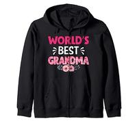 World's Best Grandma Zip Hoodie