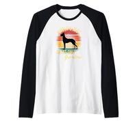 World's Best Great Dane Grandma Funny Great Dane Granddog Raglan Baseball Tee