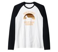 World's Best Great Dane Grandpa Funny Great Dane Granddog Raglan Baseball Tee