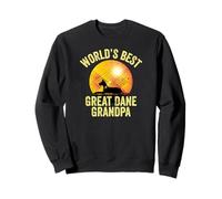 World's Best Great Dane Grandpa Funny Great Dane Granddog Sweatshirt