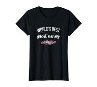 World's Best Great Nanny Ever Nan Grandchildren T-Shirt