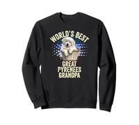 World's Best Great Pyrenees Grandpa Great Pyrenees Granddog Sweatshirt