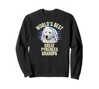 World's Best Great Pyrenees Grandpa Great Pyrenees Granddog Sweatshirt