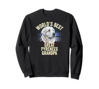 World's Best Great Pyrenees Grandpa Great Pyrenees Granddog Sweatshirt