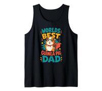World's Best Guinea Pig Dad Funny Proud Piggies Daddy Tank Top