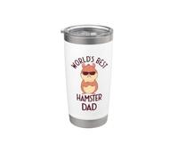 Worlds Best Hamster Dad Dabbing Hamster Rodent Dab Stainless Steel Insulated Tumbler
