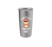 Worlds Best Hamster Dad Dabbing Hamster Rodent Dab Stainless Steel Insulated Tumbler