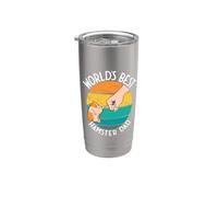 World's Best Hamster Dad Design Stainless Steel Insulated Tumbler