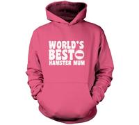World's Best Hamster Mum Unisex Hoodie - Pink Small