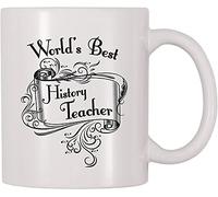 Worlds Best History Teacher Mug School Teaching History Faculty Member Schooling Themed Cup Gift for History