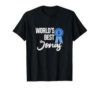 World's Best Jonas Name Personalized T-Shirt, Men, Black, 4X-Large