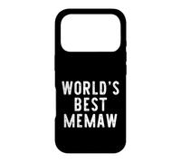 World's Best Memaw Funny Family Case for iPhone 17 Pro