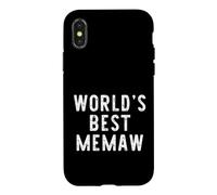 World's Best Memaw Funny Family Case for iPhone X/XS