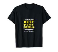 World's Best Messy Creative Genius Tee T-Shirt