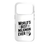World's Best Milkman Ever for Dairy Lovers Case for iPhone 17 Pro