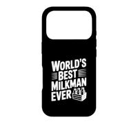 World's Best Milkman Ever for Dairy Lovers Case for iPhone 17 Pro