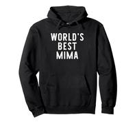 World's Best Mima Funny Family Pullover Hoodie