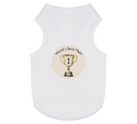 'World's Best Mum Trophy' Pet Dog/Cat T-Shirt (PT00151804)