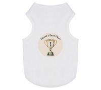 'World's Best Mum Trophy' Pet Dog/Cat T-Shirt (PT00151805)